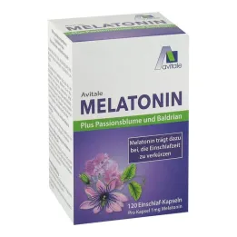 Melatonin + golgotavirág + valerián kapszula, 120 db