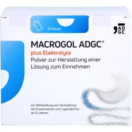 MACROGOL ADGC plusz elektrolitok Plv.z.H.e.L.z.Einn., 20 db