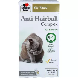 DOPPELHERZ állatoknak Anti-Hairball Complex macskák, 25X10 g