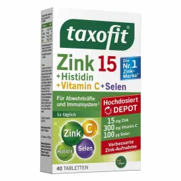 Taxofit Cink + Hisztidin + Szelén Depot Tabletták, 40 tabletta