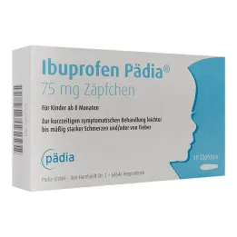 Ibuprofen Pedia 75 mg kúp, 10 db
