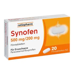 Synofen - ibuprofennel és paracetamollal, 20 db