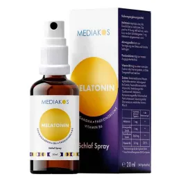 MELATONIN ASHWAGANDHA Mediakos Sleep Spray vegán 20 ml spray, 20 ml