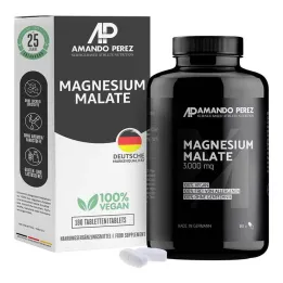 Magnesium Malate 3000 mg vegán tabletta, 180 db
