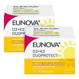 Eunova Duoprotect D3 + K2 4000 I.U. / 80 µg kapszula, 2x90 db