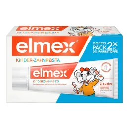 Elmex gyermek fogkrém 2 - 6 éves duó csomag, 2x50 ml