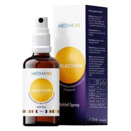 Melatonin Ashwagandha Mediakos Sleep Spray vegán, 50 ml