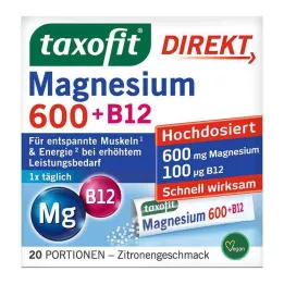 TAXOFIT Magnézium 600+B12 direkt granulátum, 20 db