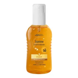 Fényvédelem &amp; barnuláspumpa spray bronz LSF 50, 200 ml