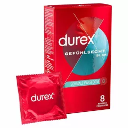 DUREX Igazi érzetű vékony óvszer, 8 darab