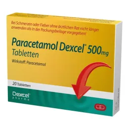 Paracetamol Dexcel 500 mg tabletta, 20 db