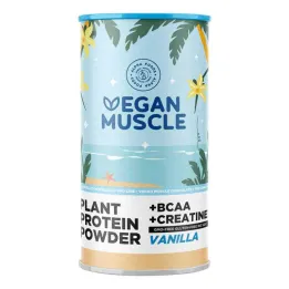 Vegán Muscle Protein Vanília Protein + Kreatin Por (600 g)