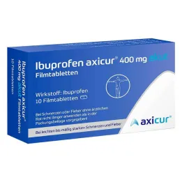 Ibuprofen axicur® 400 mg akut filmtabletta, 10 db