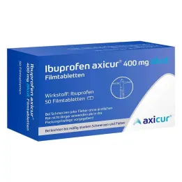 Ibuprofen axicur® 400 mg akut filmtabletta, 50 db