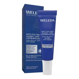 Weleda ránctalanító szemkörnyékápoló & ajakápoló kék tárnics & havasi gyopár, 10 ml