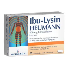 Ibu-Lizin Heumann 400 mg filmtabletta, 20 tabletta