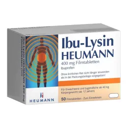 Ibu-Lysine Heumann 400 mg filmtabletta, 50 db