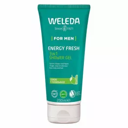 WELEDA Men Energy Fresh 3 az 1-ben tusfürdő, 200 ml