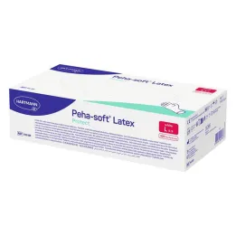 Peha-Soft Latex Protect eldobható vizsgálókesztyű, nem steril pf L, 100 db