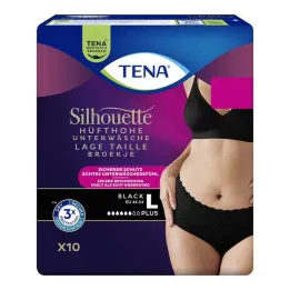 Tena Silhouette Plus L fekete inkontinencia nadrág, 10 db