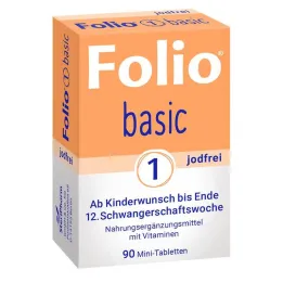 Folio 1 basic jódmentes filmtabletta, 90 db