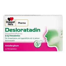 Desloratadine Doppelherzpharma 5 mg filmtabletta, 20 db