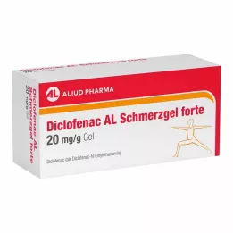 DICLOFENAC AL Fájdalom gél forte 20 mg/g, 150 g