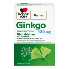 Ginkgo DoppelherzPharma 120 mg filmtabletta, 120 db