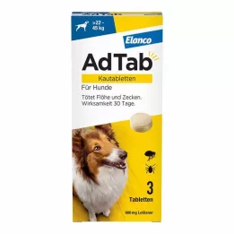 ADTAB 900 mg-os rágótabletta 22-45 kg feletti kutyáknak 3 db rágótabletta, 3 db