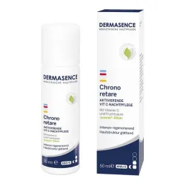Dermasence Chrono retare aktiváló C-vitamin éjszakai ápoló, 50 ml