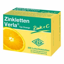 Zinkletten Verla Narancs pasztilla, 200 db