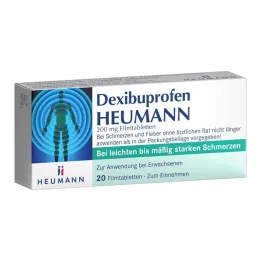 Dexibuprofen Heumann 200 mg filmtabletta, 20 db