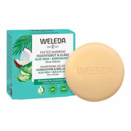 Weleda szilárd sampon hidratáló &amp; shine, 50 g