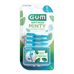 GUM SOFT-PICKS MINTY kicsi, 40 darab