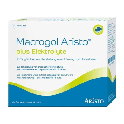 Macrogol Aristo plus elektrolitok 13,72 g Ple, 10 db Macrogol Aristo plus elektrolitok 13,72 g Ple, 10 db