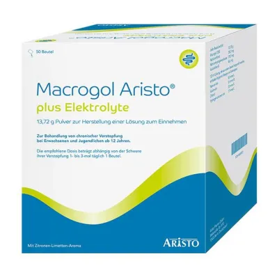 Macrogol Aristo plus elektrolitok 13,72 g Ple, 50 db Macrogol Aristo plus elektrolitok 13,72 g Ple, 50 db