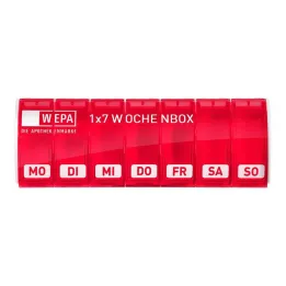 Wepa 1x7 heti doboz UV-védelem + rózsaszín, 1 db