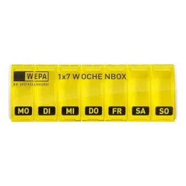 Wepa 1x7 heti doboz UV-védelem + sárga, 1 db
