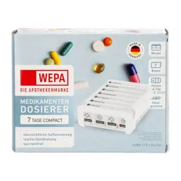Wepa 7 napos kompakt hetilap fehér, 1 db