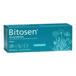 Bitosen 20 mg tabletta, 50 db