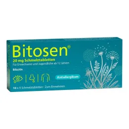 Bitosen 20 mg szájban diszpergálódó tabletta, 10 db