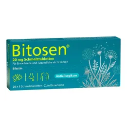 Bitosen 20 mg szájban diszpergálódó tabletta, 20 db