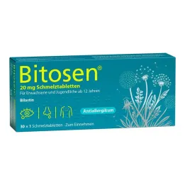 Bitosen 20 mg szájban diszpergálódó tabletta, 30 db