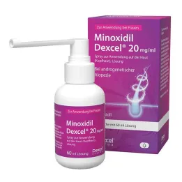 Minoxidil Dexcel 20 mg / ml spray fejbőrre, 60 ml