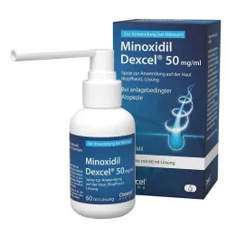 Minoxidil Dexcel 50 mg / ml spray fejbőrre, 60 ml