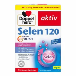Doppelherz Selenium 120 2 fázisú Depot tabletta, 45 db