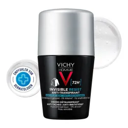 Vichy Homme Deo Roll-on 72h foltmentesítő, 50 ml