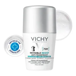 Vichy Roll-on Dezodor 72h Anti Stain Invisible, 50 ml