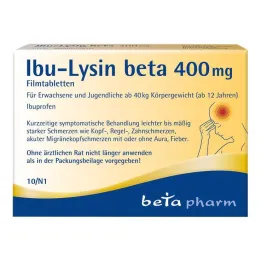 Ibu-Lysine béta 400 mg filmtabletta, 10 db