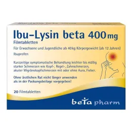 Ibu-Lysine béta 400 mg filmtabletta, 20 db